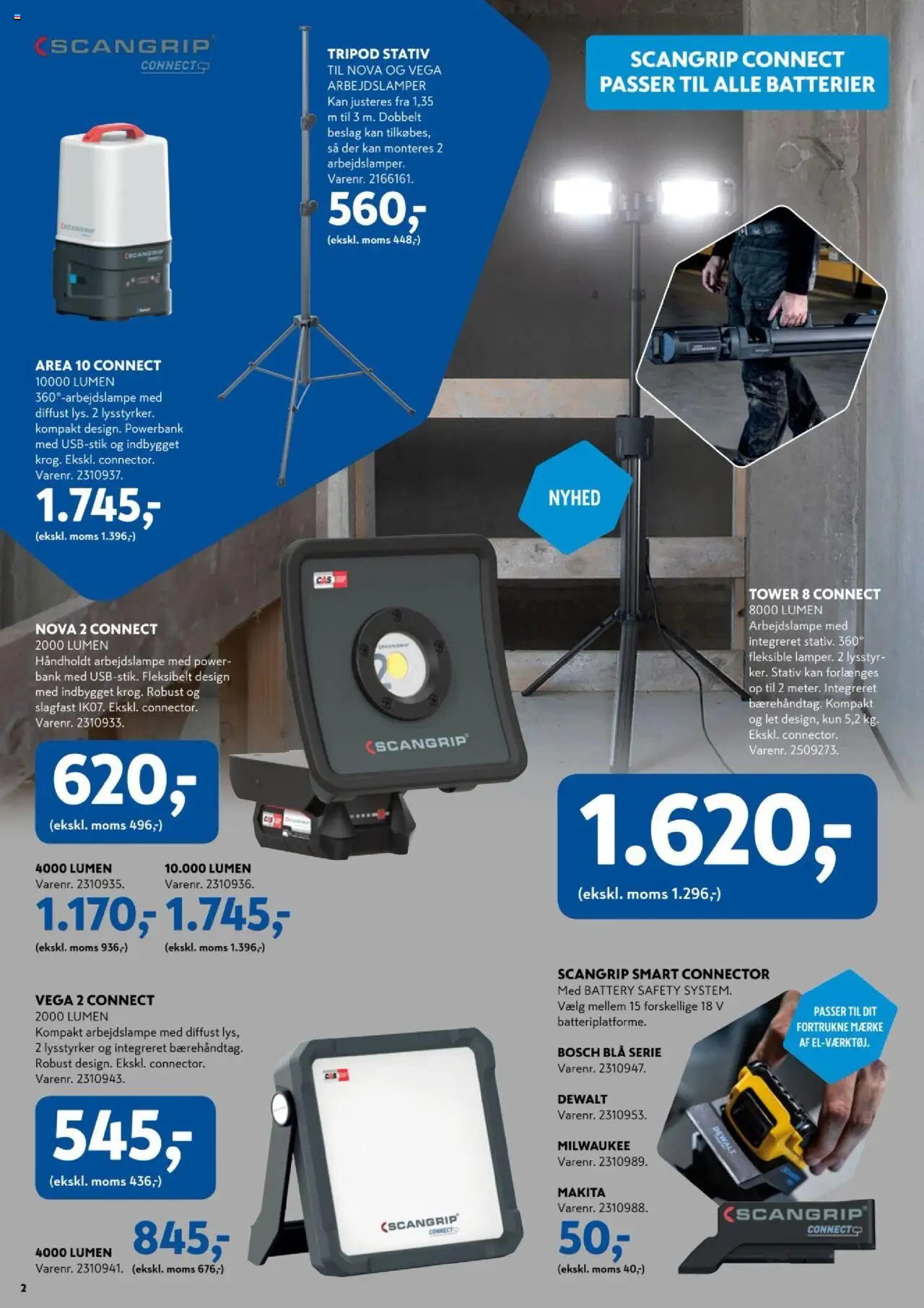 Davidsen tilbudsavis – gyldig fra 06.10.2025 | Side: 2 | Produkter: Powerbank, Batterier