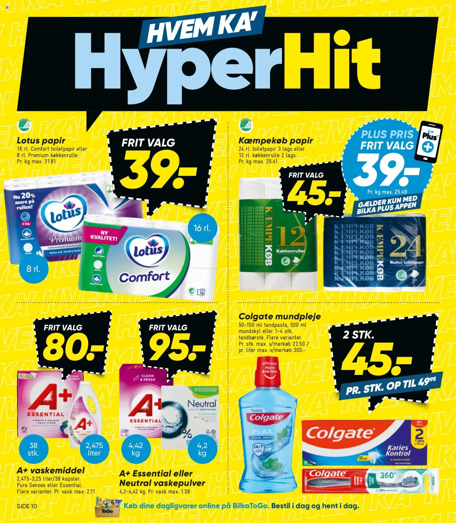 Bilka tilbudsavis – gyldig fra 27.02.2026 | Side: 10 | Produkter: Mundskyl, Vaskepulver