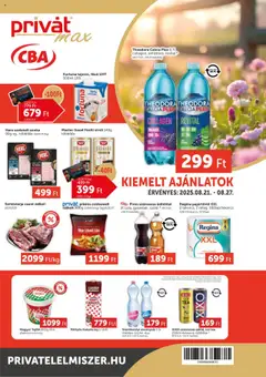 PRIVÁT - Aktuális szórólap MAX - amely érvényes a következő dátumtól: 21.08.2025