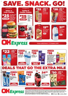 Preview of OK Foods specials valid from 04.08.2025