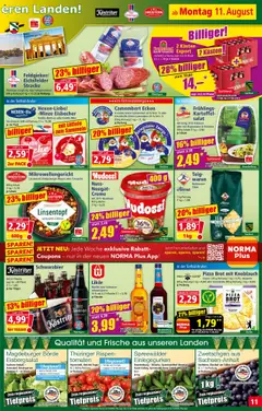 Norma Prospekt 	 - gültig ab dem 11.08.2025 | Seite: 11 | Produkte: Eisbergsalat, Creme, Gemüse, Knoblauch