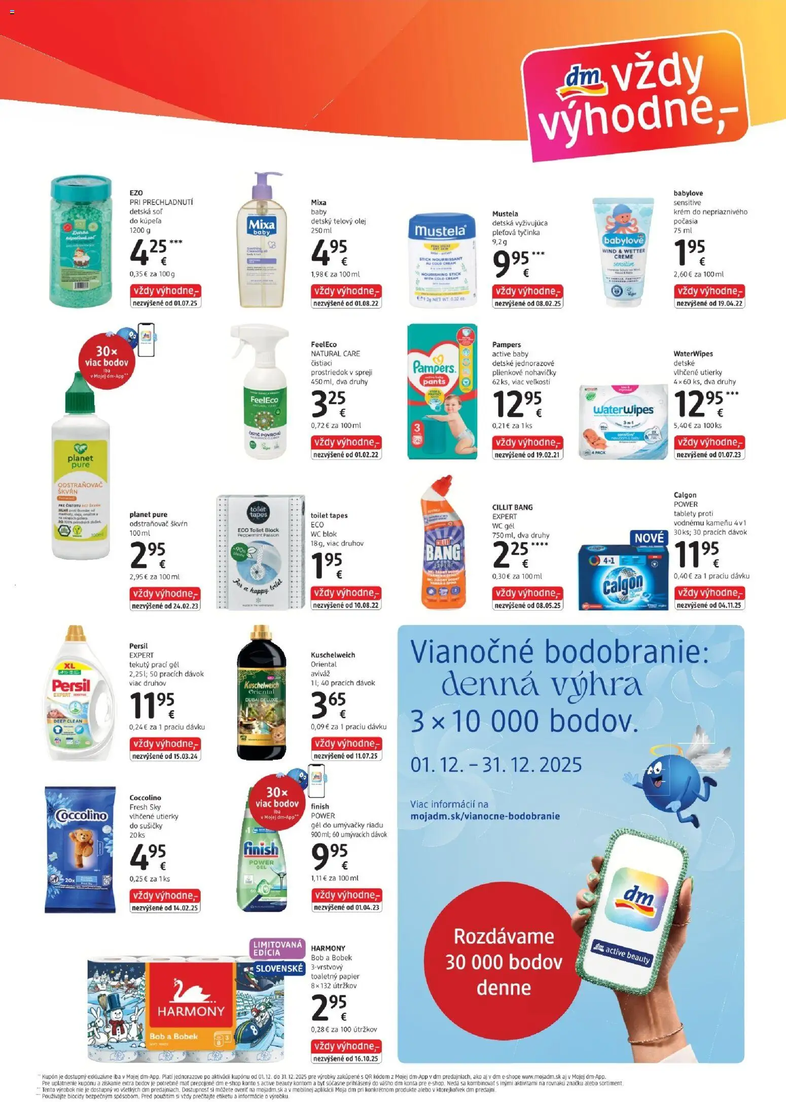 Nové dm drogerie akcie – leták je platný od 15.12.2025 | Strana: 3 | Produkty: Persil, Wc, Soľ, Coccolino