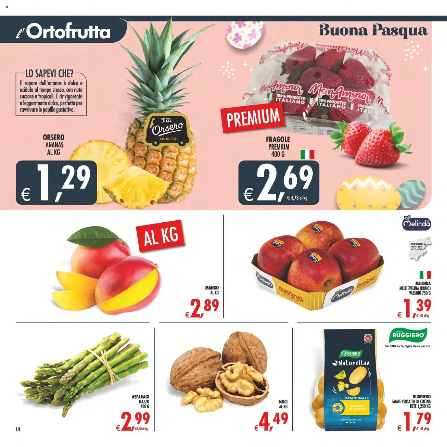 Volantino Decò del 27.03.2026 | Pagina: 14 | Prodotti: Patate, Mango, Noci, Vassoio