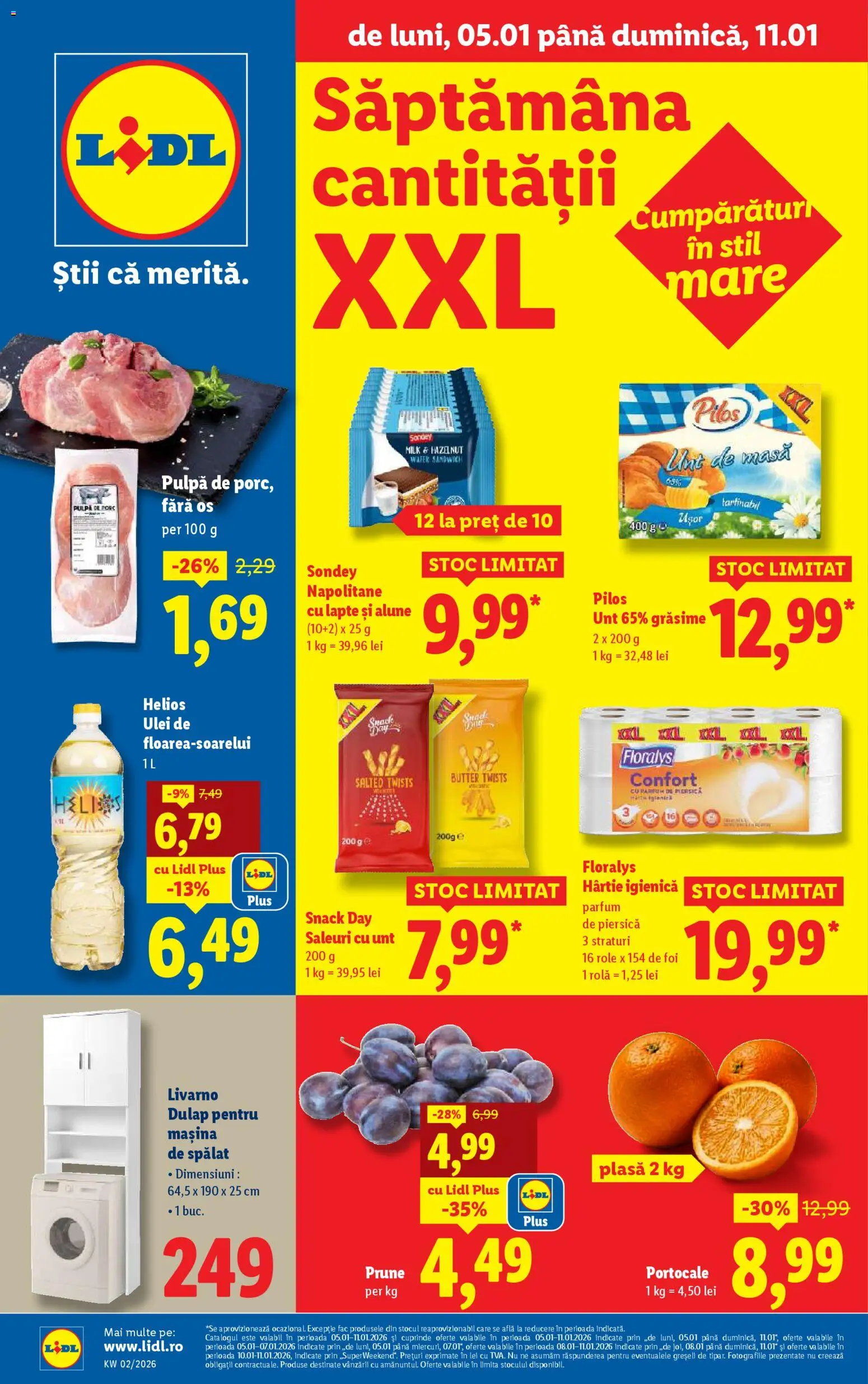 Noul catalog Lidl – valabil de la 05.01.2026 | Pagină: 1 | Produse: Piersică, Toplar, Parfum, Prune