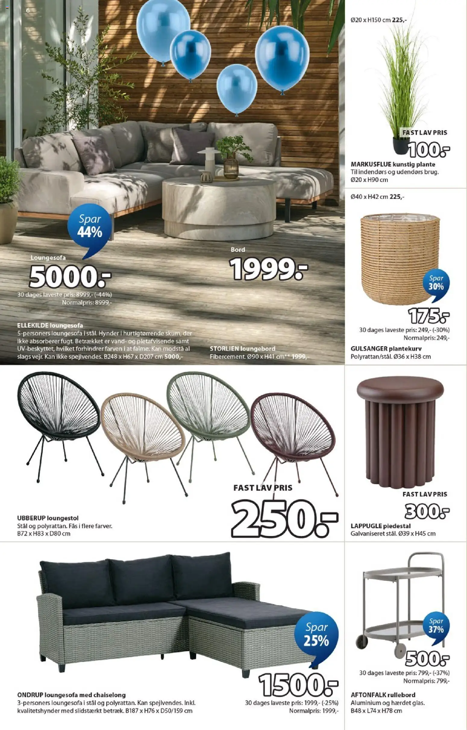 JYSK tilbudsavis – gyldig fra 17.04.2026 | Side: 6 | Produkter: Bord