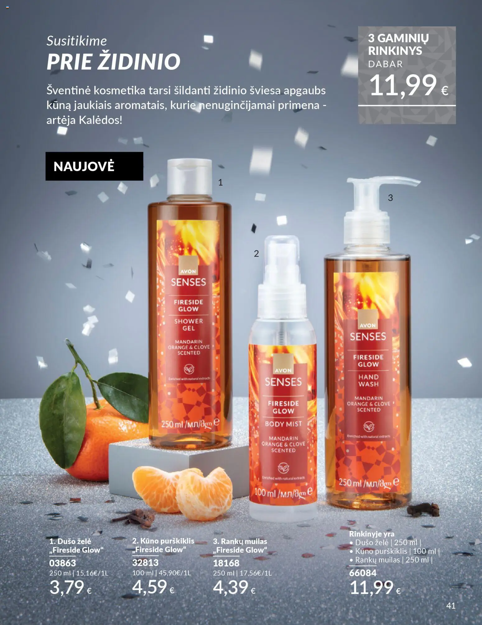 AVON akcijos nuo 01.11.2025 | Puslapis: 41 | Prekių: Muilas, Dušo želė