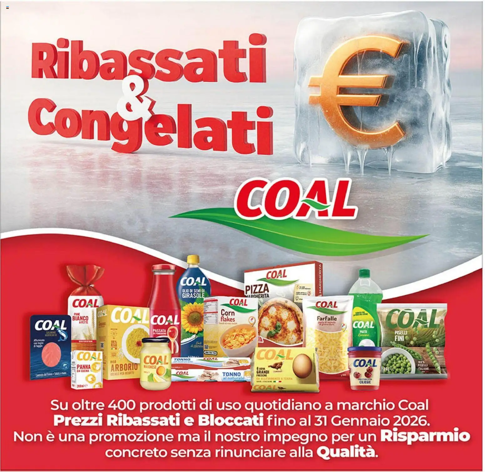 Volantino Coal del 09.01.2026 | Pagina: 27 | Prodotti: Pizza, Panna, Olio, Terra