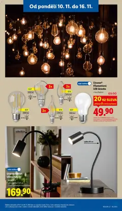 Náhled letáku Lidl leták od 10.11.2025 | Strana: 43 | Produkty: LED lampa, Kabel, Lampa, LED