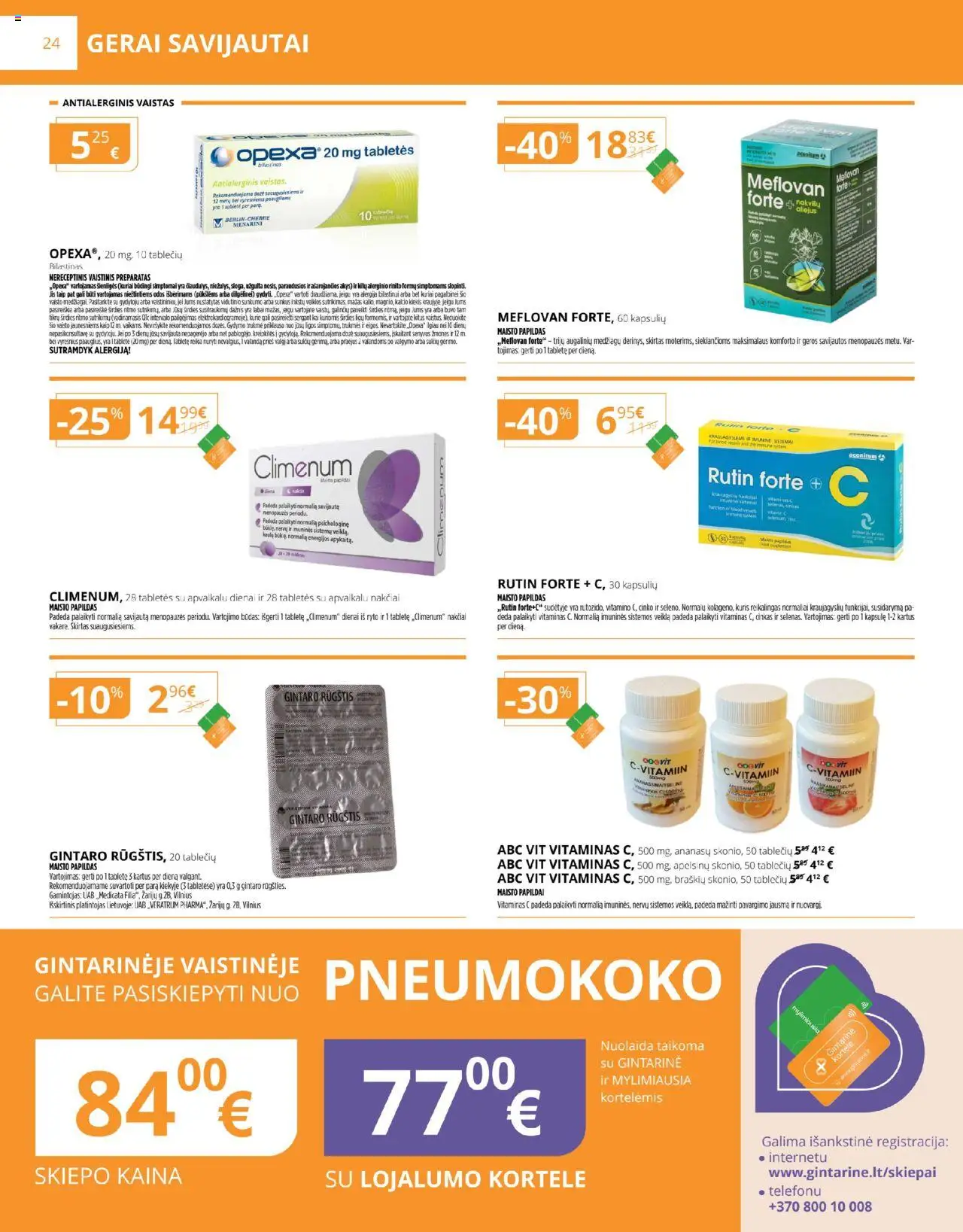 Gintarinė - Leidinys│galioja nuo 01.08.2025 | Puslapis: 24
