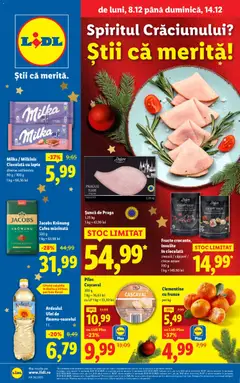Ofertele Lidl valabile de la 08.12.2025