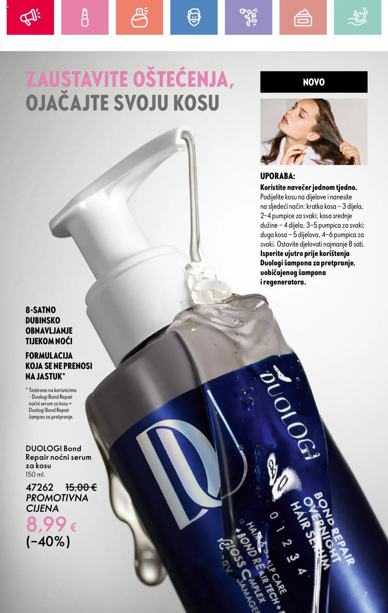 Oriflame katalog | vrijedi od 03.08.2025 | Stranica: 7 | Proizvodi: Serum za kosu, Šampon