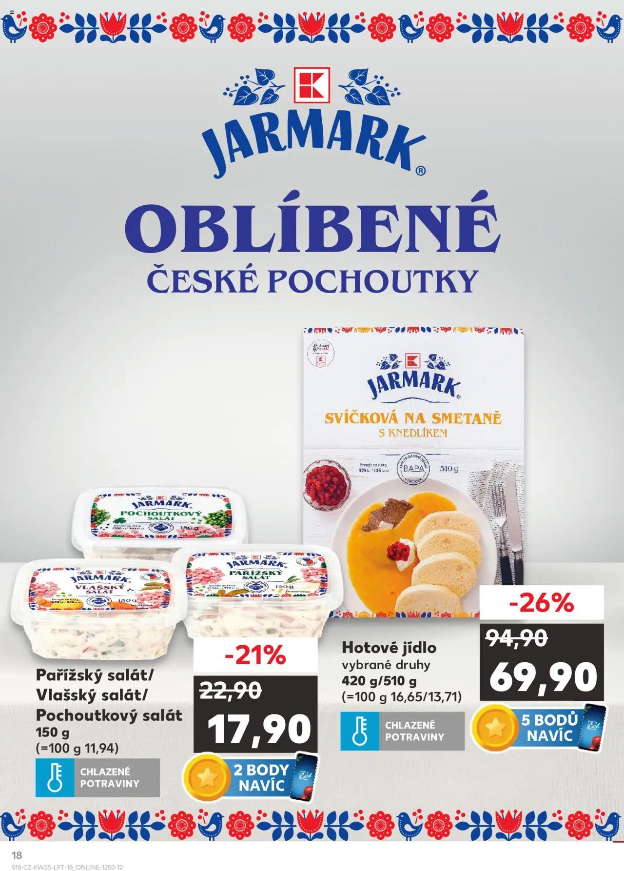 Kaufland leták od 18.06.2025 | Strana: 18 | Produkty: Vál, Salát, Potraviny, Body