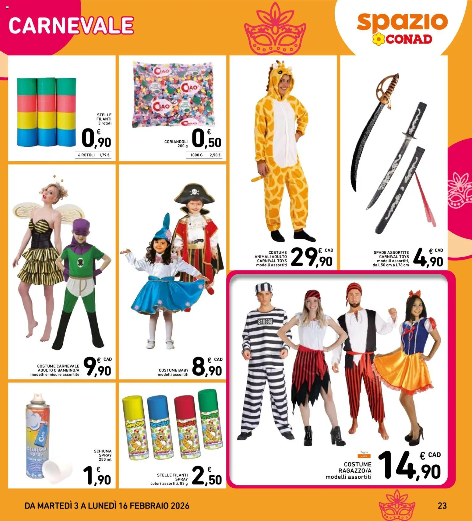 Volantino Spazio Conad del 03.02.2026 | Pagina: 23