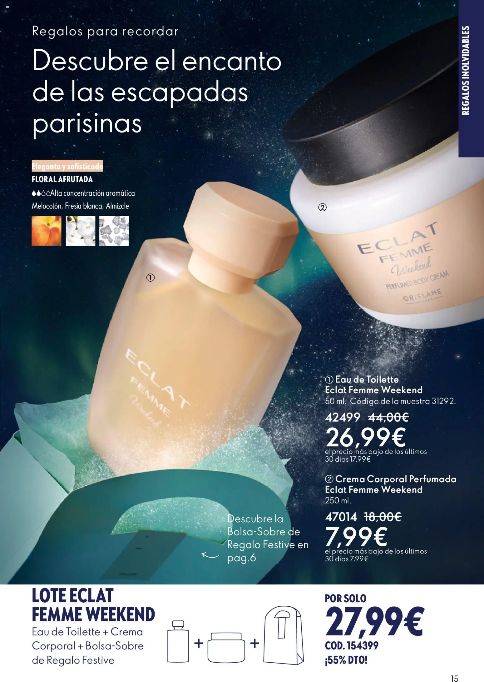 Oriflame - Catálogo Campaña 17 │ válido desde el 10.12.2025 | Página: 15 | Productos: Eau de toilette, Crema, Body