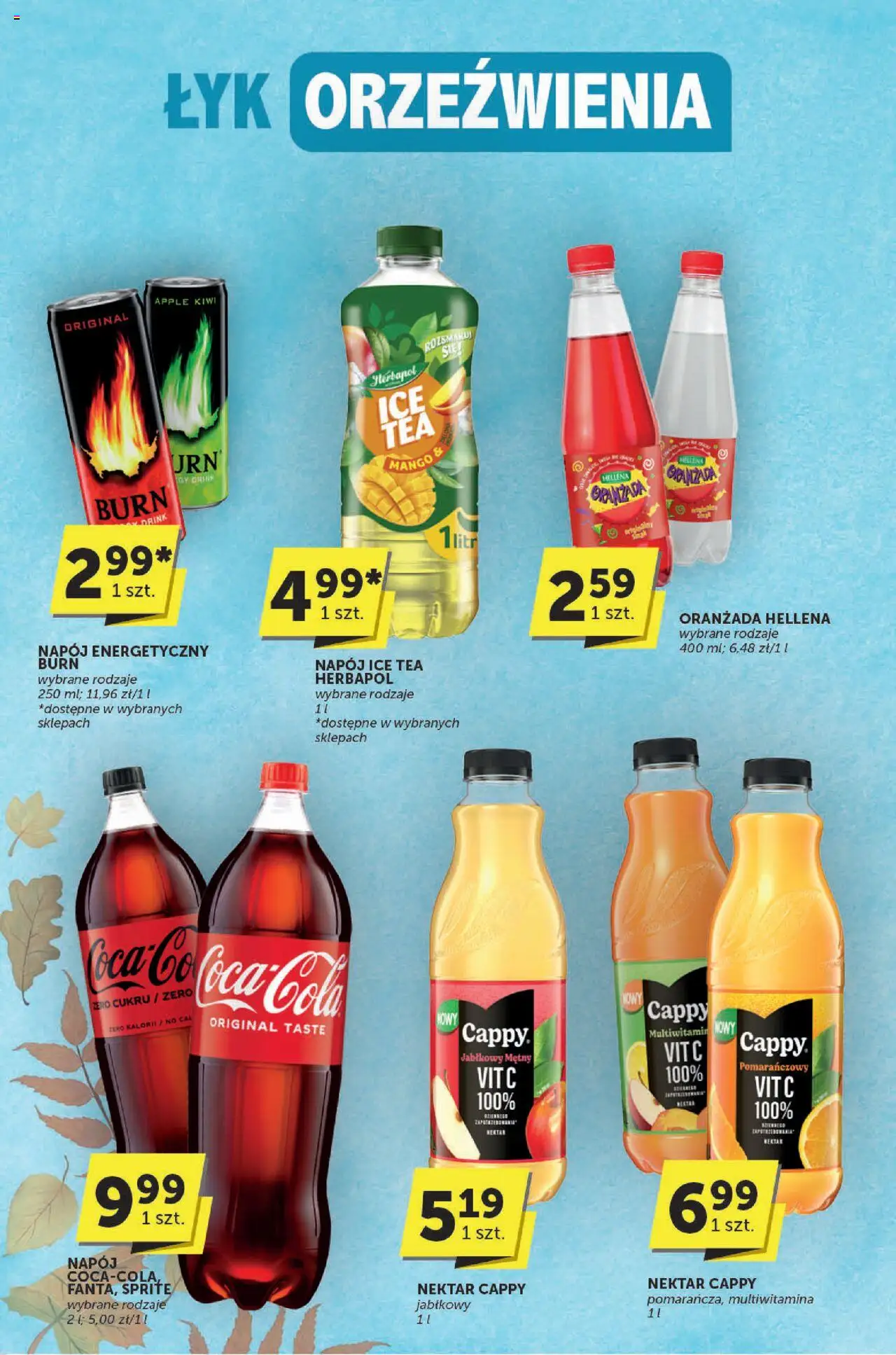 ABC Gazetka - Katalog od 18.09.2025 | Strona: 27 | Produkty: Ice Tea, Sprite, Oranżada hellena, Kiwi