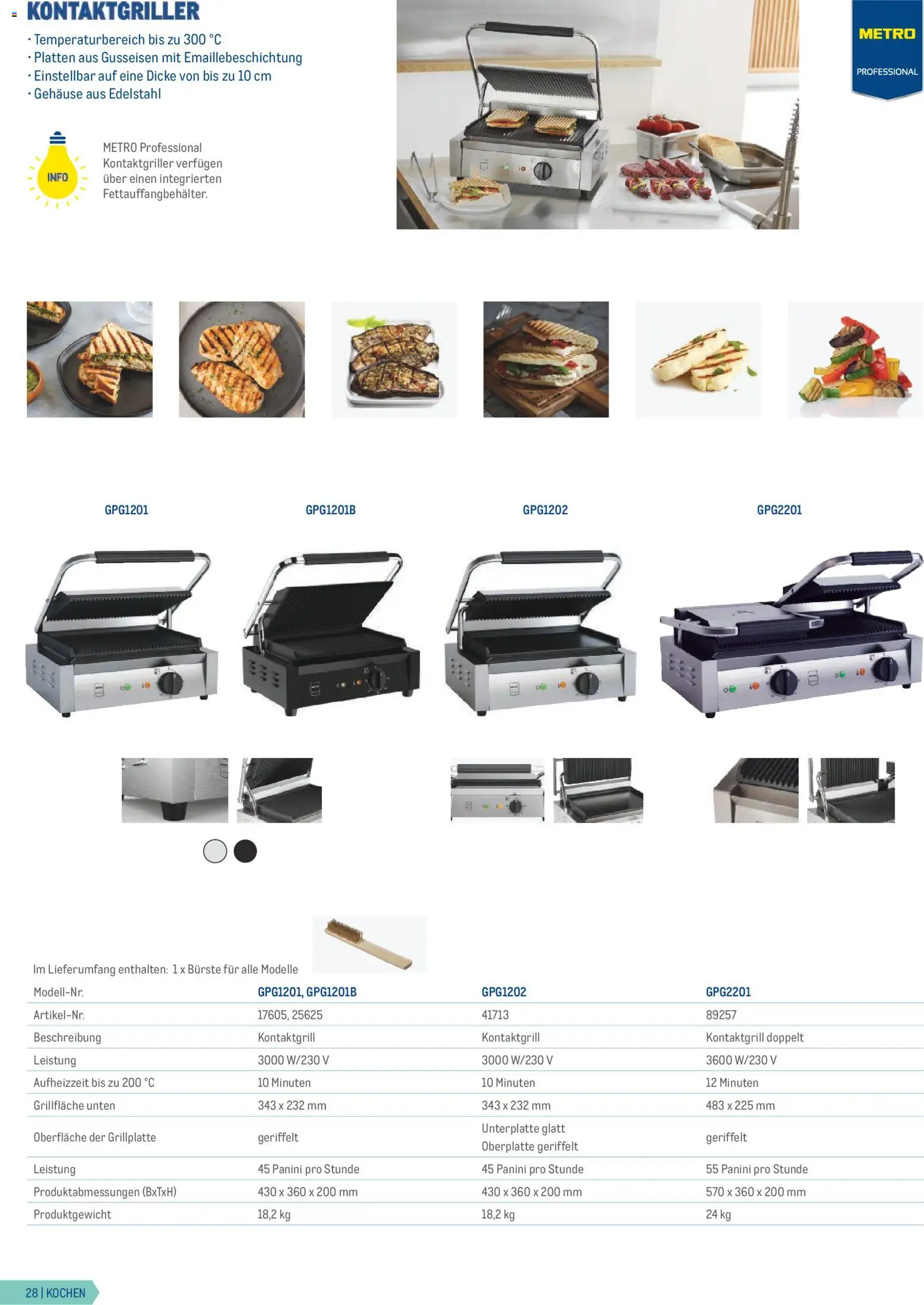 Metro Gastrogeräte gültig ab 23.02.2026 | Seite: 28 | Produkte: Bürste