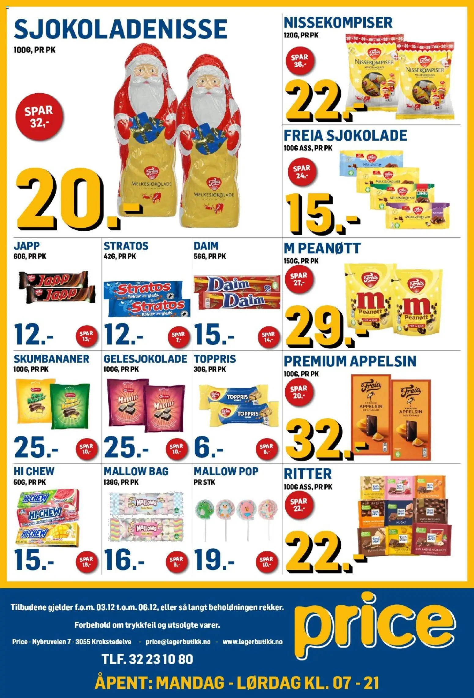 {H1} | Side: 7 | Produkter: Sjokolade, Bag, Mango, Орегано