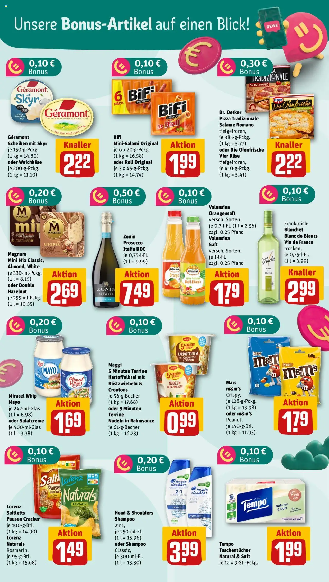 Rewe ihr Kaufpark Prospekt 	 - gültig ab dem 28.07.2025 | Seite: 33 | Produkte: Bifi, Ofenfrische, Pizza, Nudeln