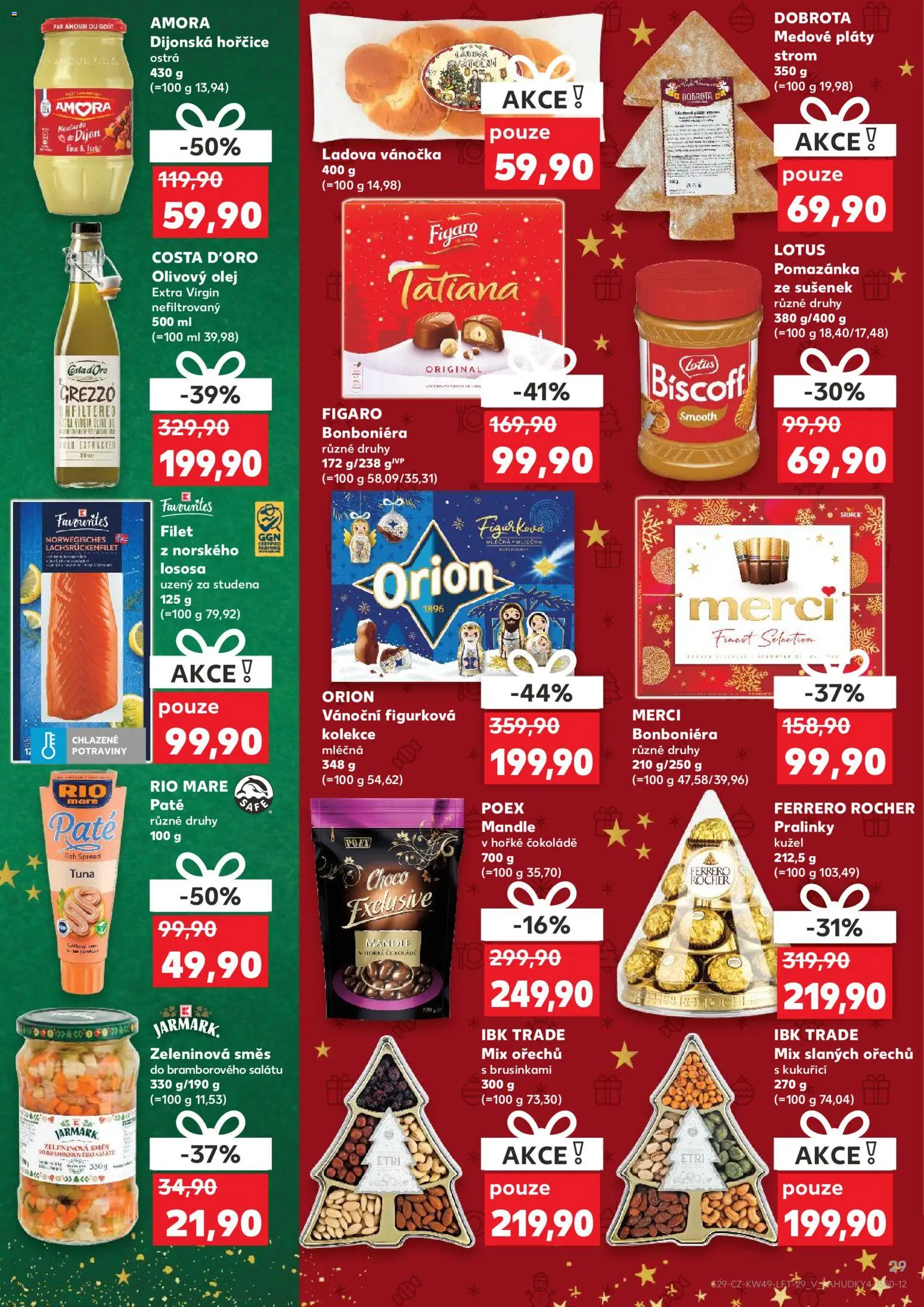 Kaufland leták - Praha 4 od 03.12.2025 | Strana: 29 | Produkty: Mix ořechů, Merci, Pomazánka, Potraviny