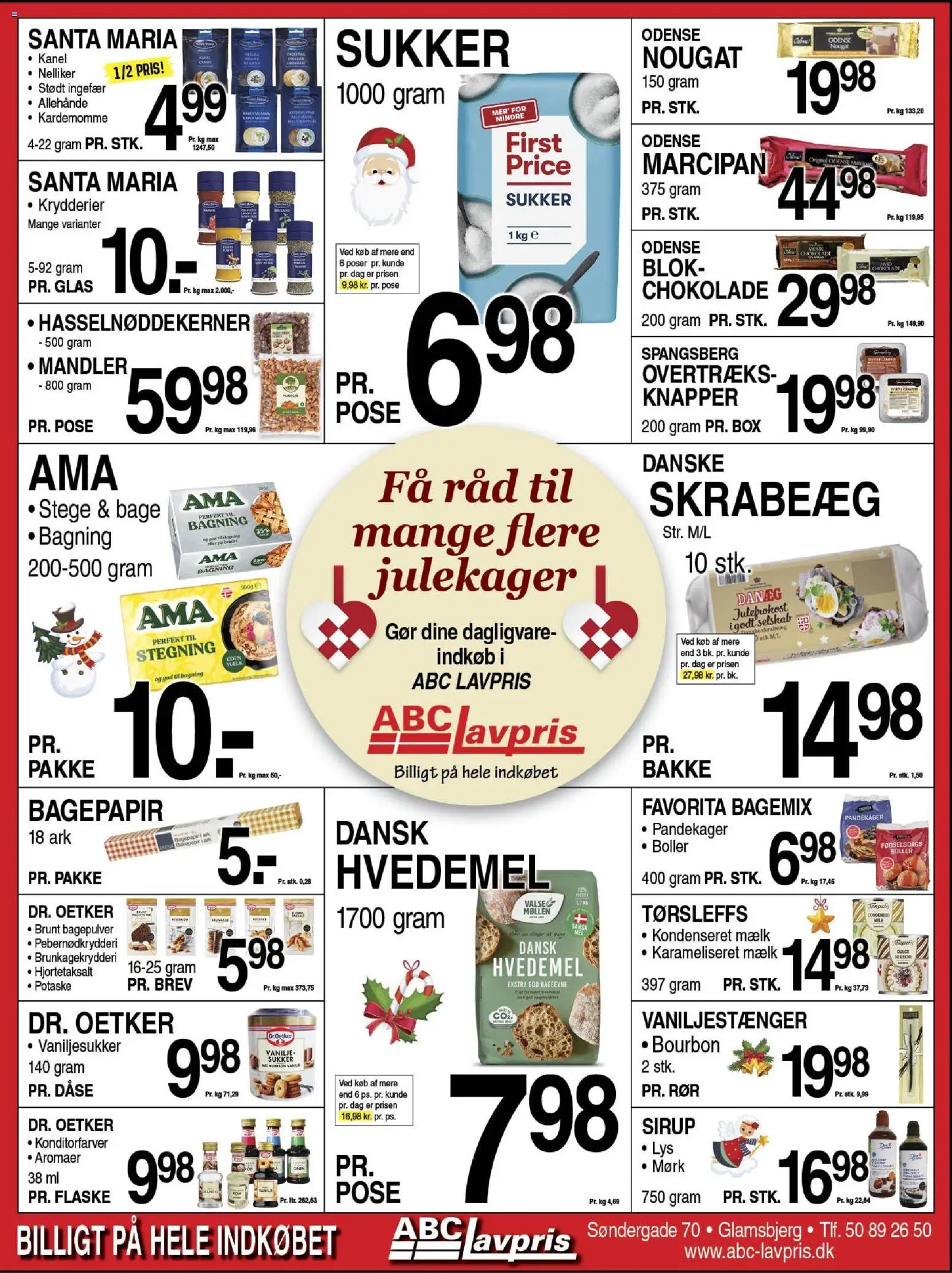 Abc Lavpris tilbudsavis – gyldig fra 26.11.2025 | Side: 2 | Produkter: Vaniljestænger, Bourbon, Marcipan, Vanilje