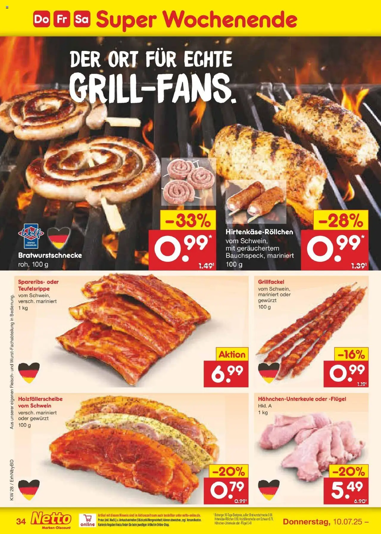Netto Marken-Discount prospekt Ergolding	 - gültig ab dem 07.07.2025 | Seite: 50 | Produkte: Fleisch