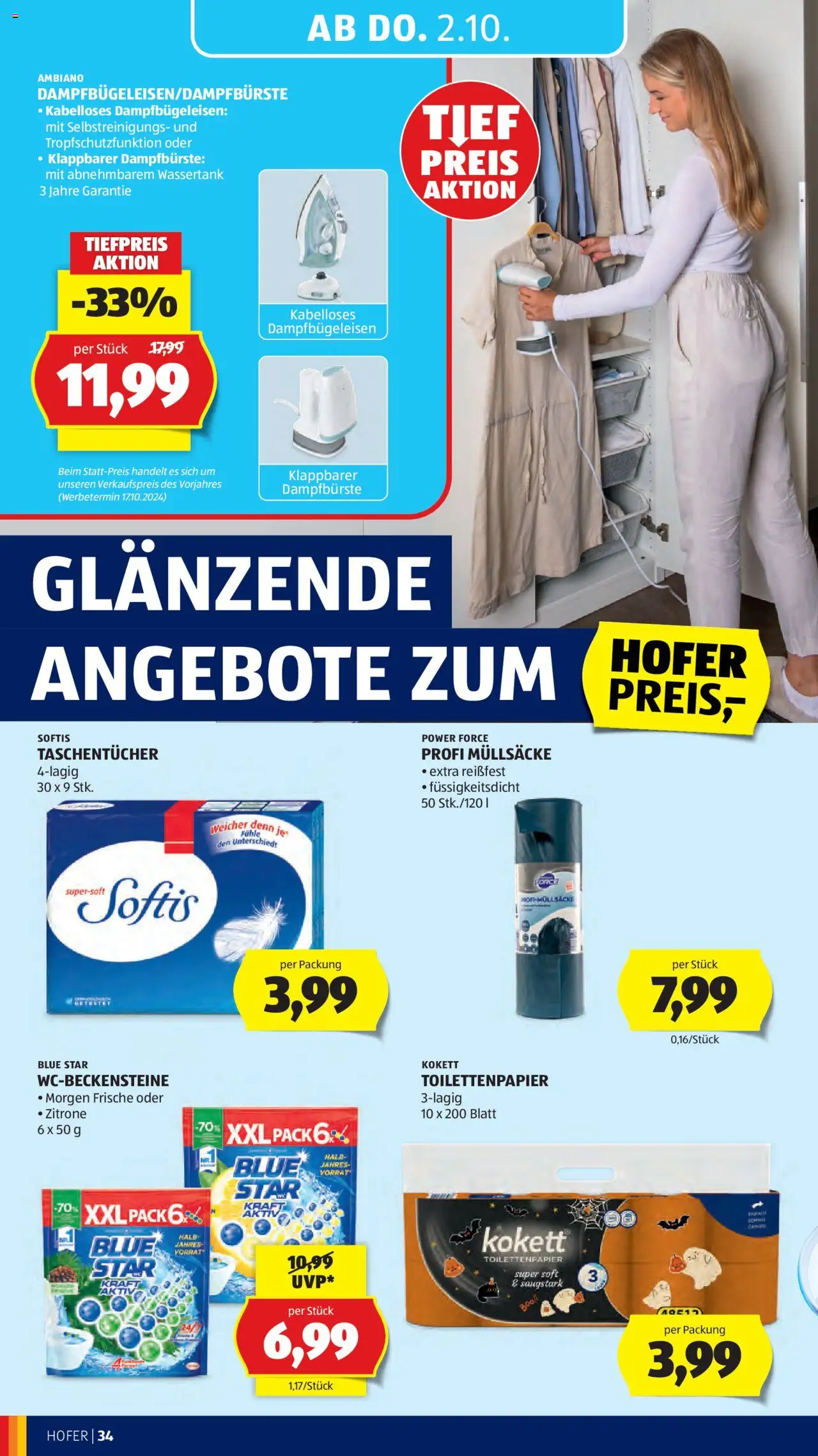 Hofer Flugblatt gültig ab 26.09.2025 | Seite: 38 | Produkte: Zitrone