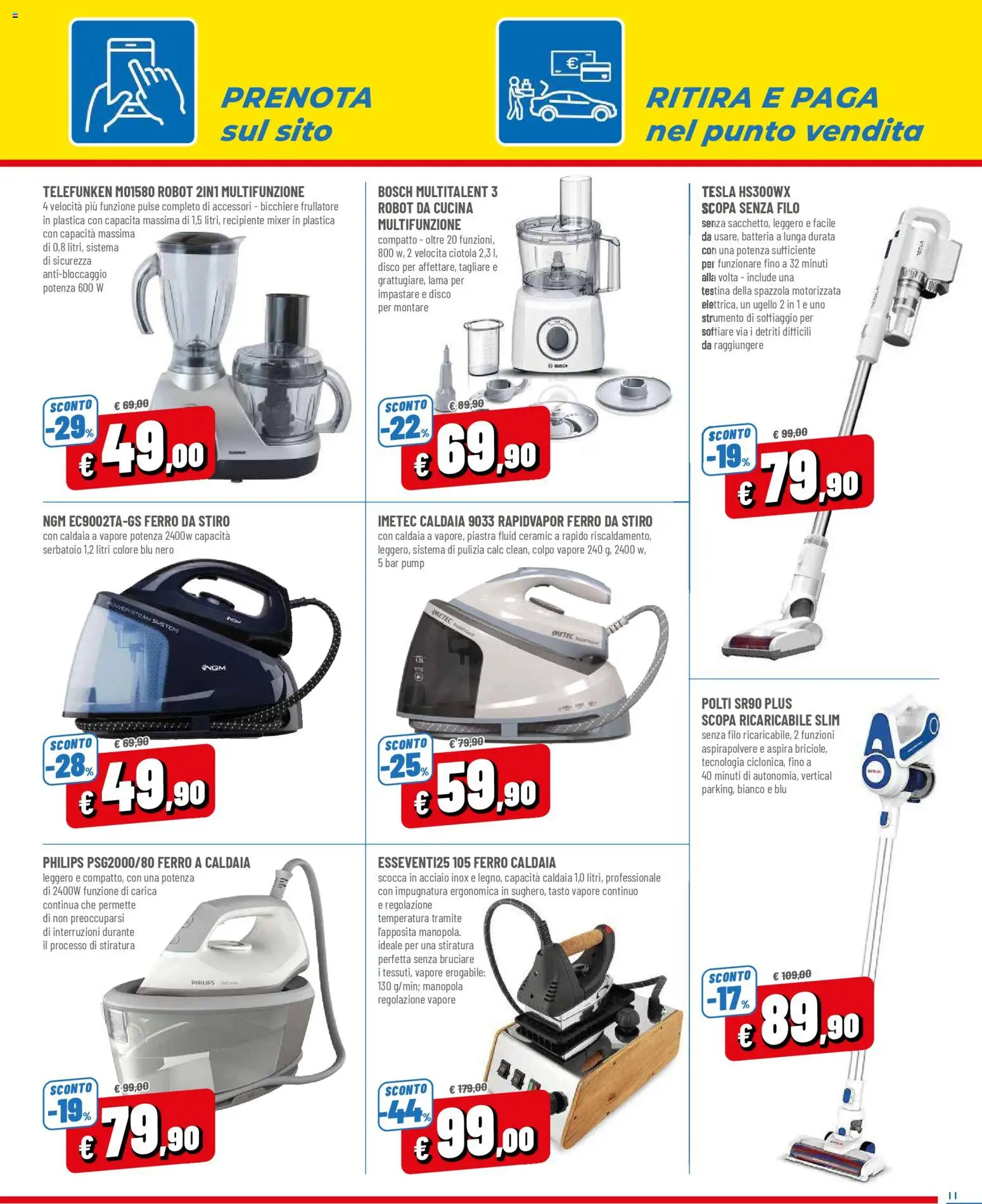 Volantino Galassia del 02.01.2026 | Pagina: 11 | Prodotti: Caldaia, Robot, Ciotola, Batteria