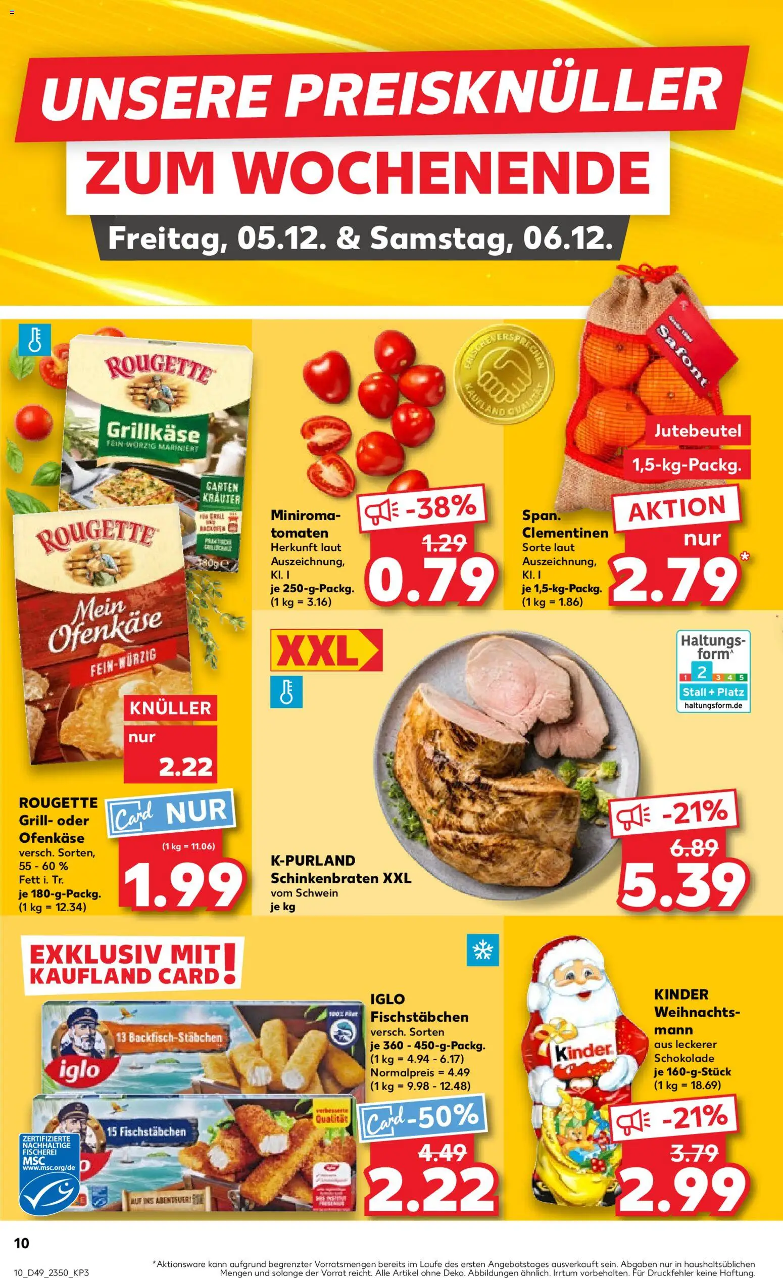Kaufland prospekt Völklingen	 – gültig ab 04.12.2025 | Seite: 10 | Produkte: Grill, Schokolade, Tomaten, Fischstabchen