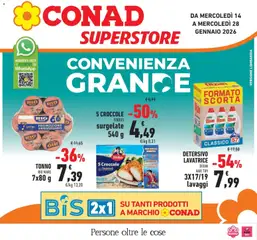Anteprima del volantino Conad - Convenienza Grande valido a partire dal 14.01.2026