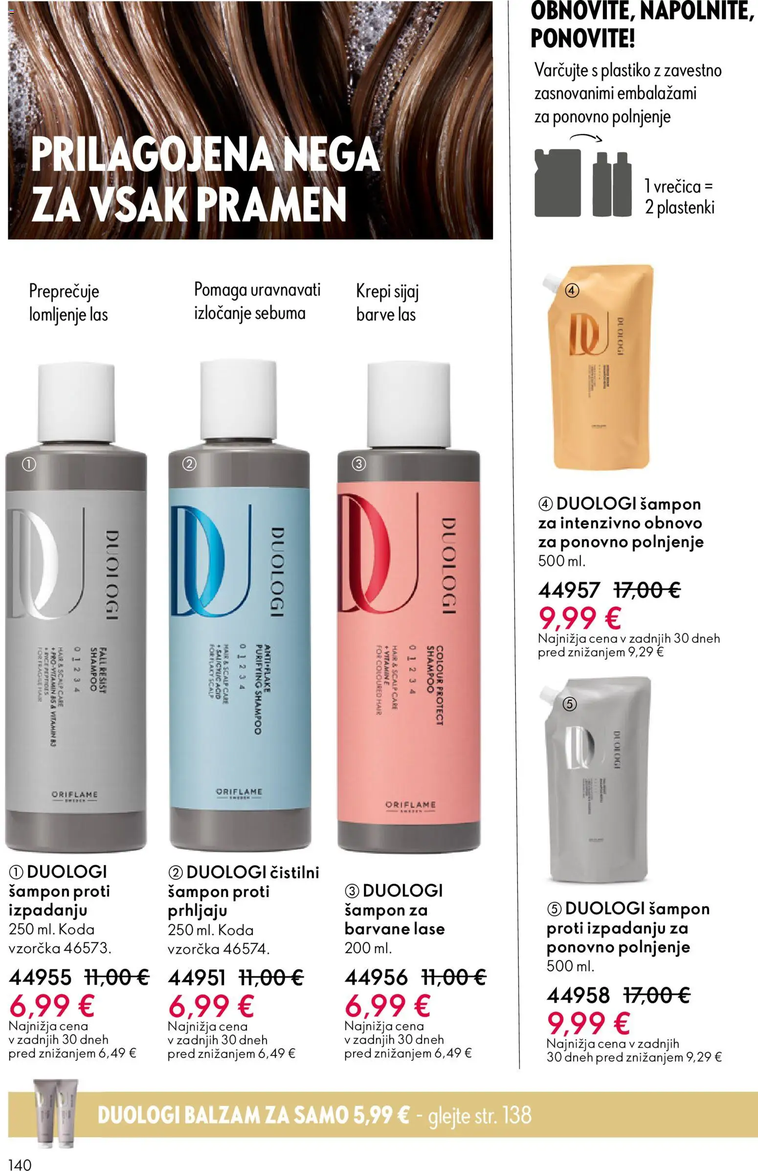 Novi Oriflame katalog ponudbe – veljaven od 19.11.2025 | Stran: 140 | Izdelki: Sampon