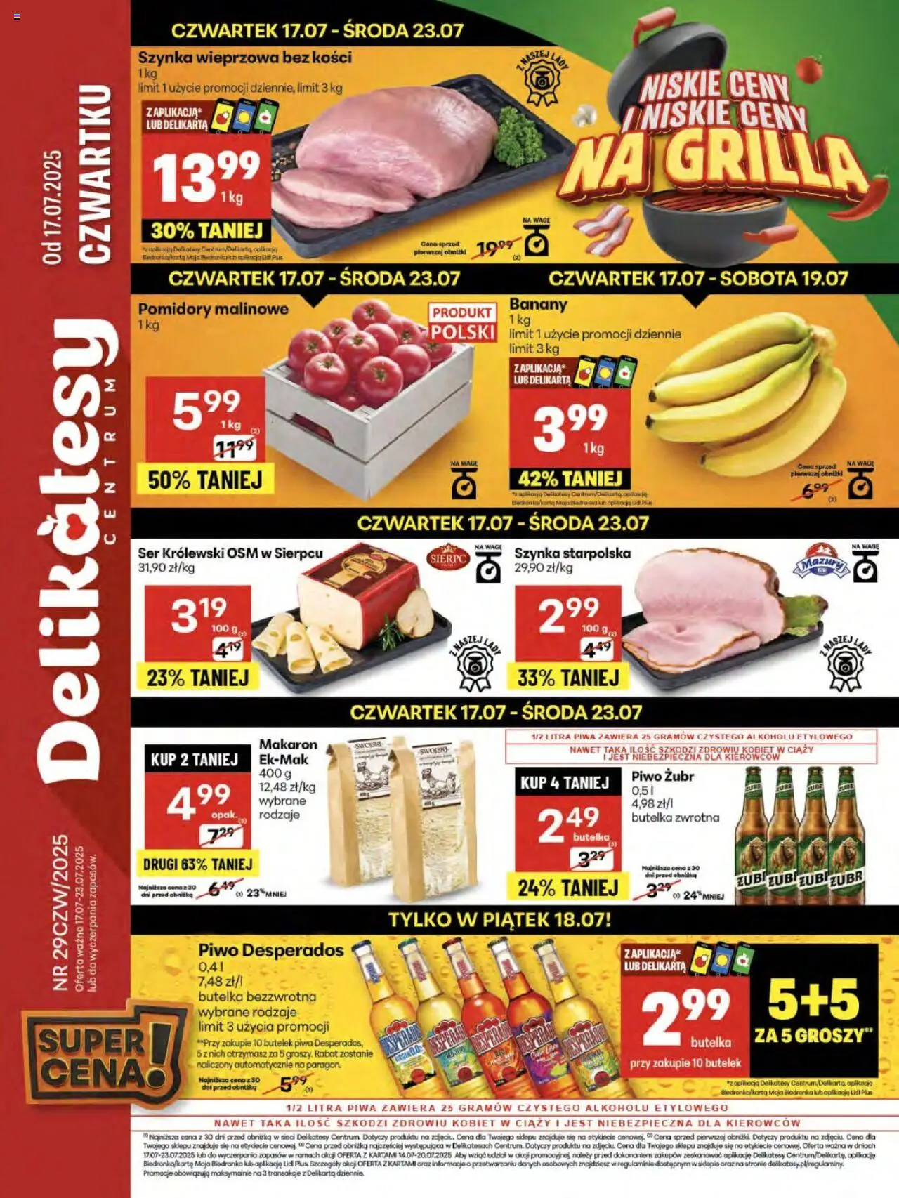 Delikatesy Centrum Gazetka od 17.07.2025 | Strona: 1