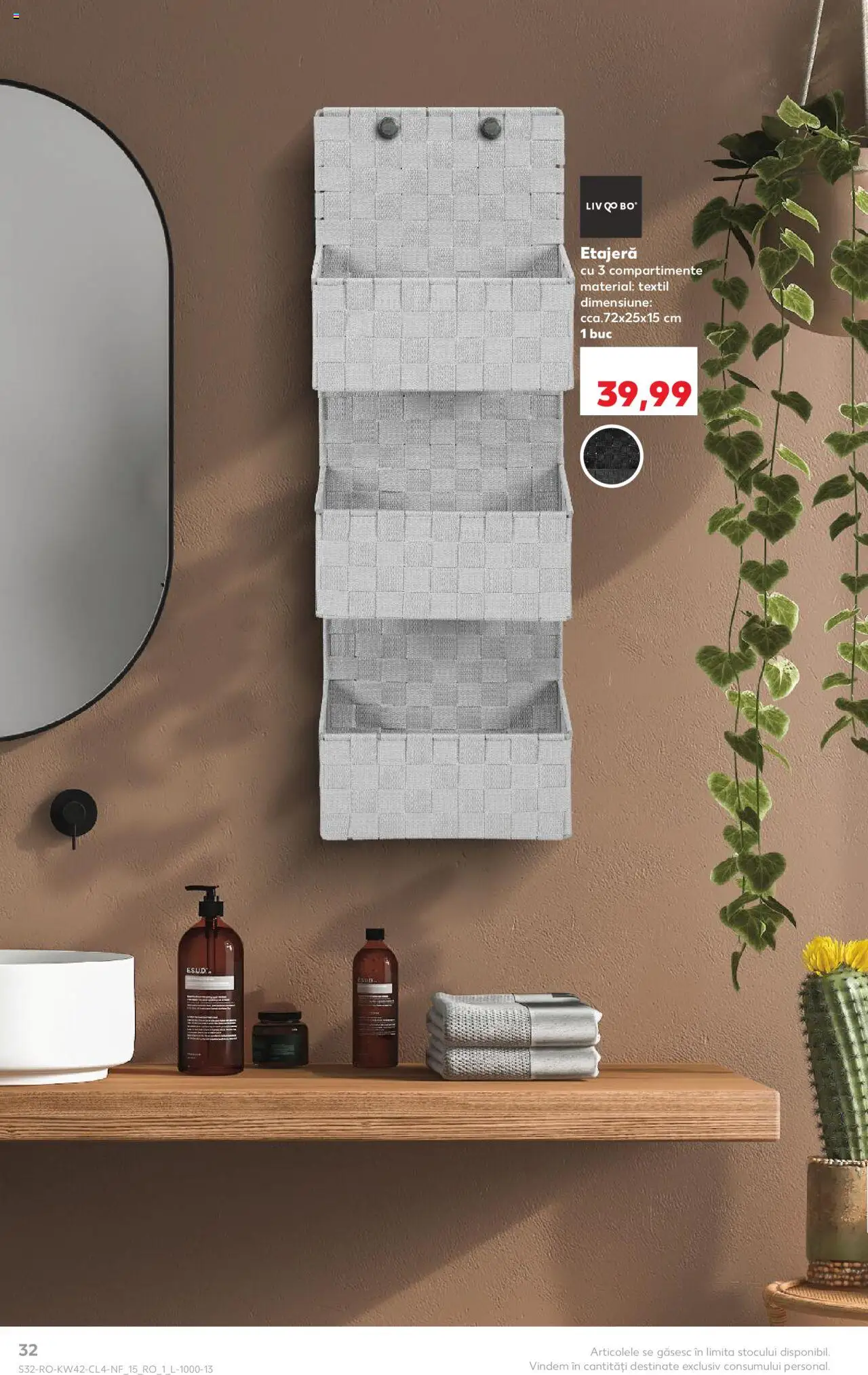 Noul catalog Kaufland – valabil de la 15.10.2025 | Pagină: 32 | Produse: Etajeră