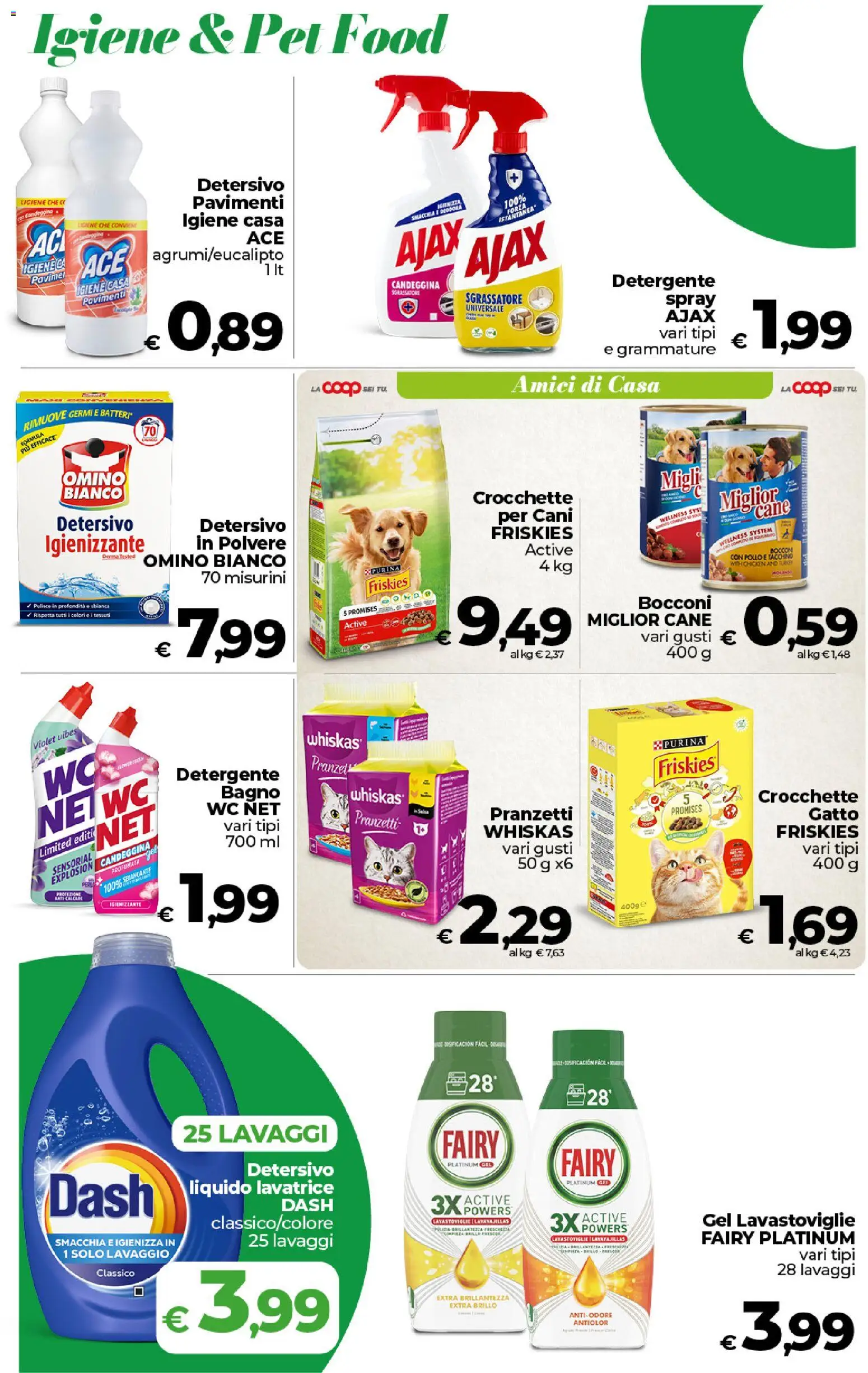 Volantino COOP del 27.01.2026 | Pagina: 20 | Prodotti: Detergente, Lavatrice, WC, Bagno