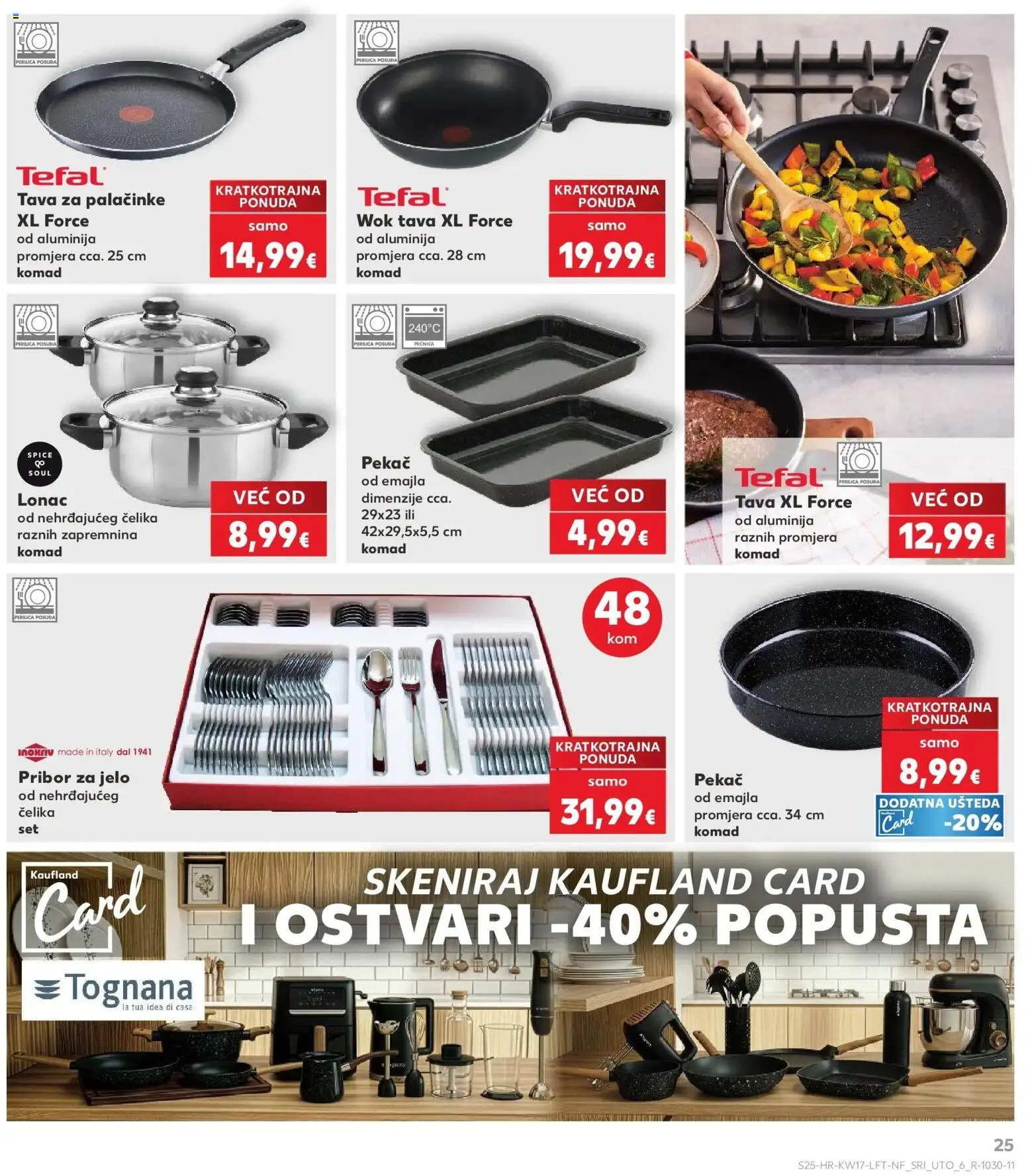 Kaufland katalog | vrijedi od 22.04.2026 | Stranica: 25 | Proizvodi: Perilica posuđa, Pan, Lonac, Pećnica
