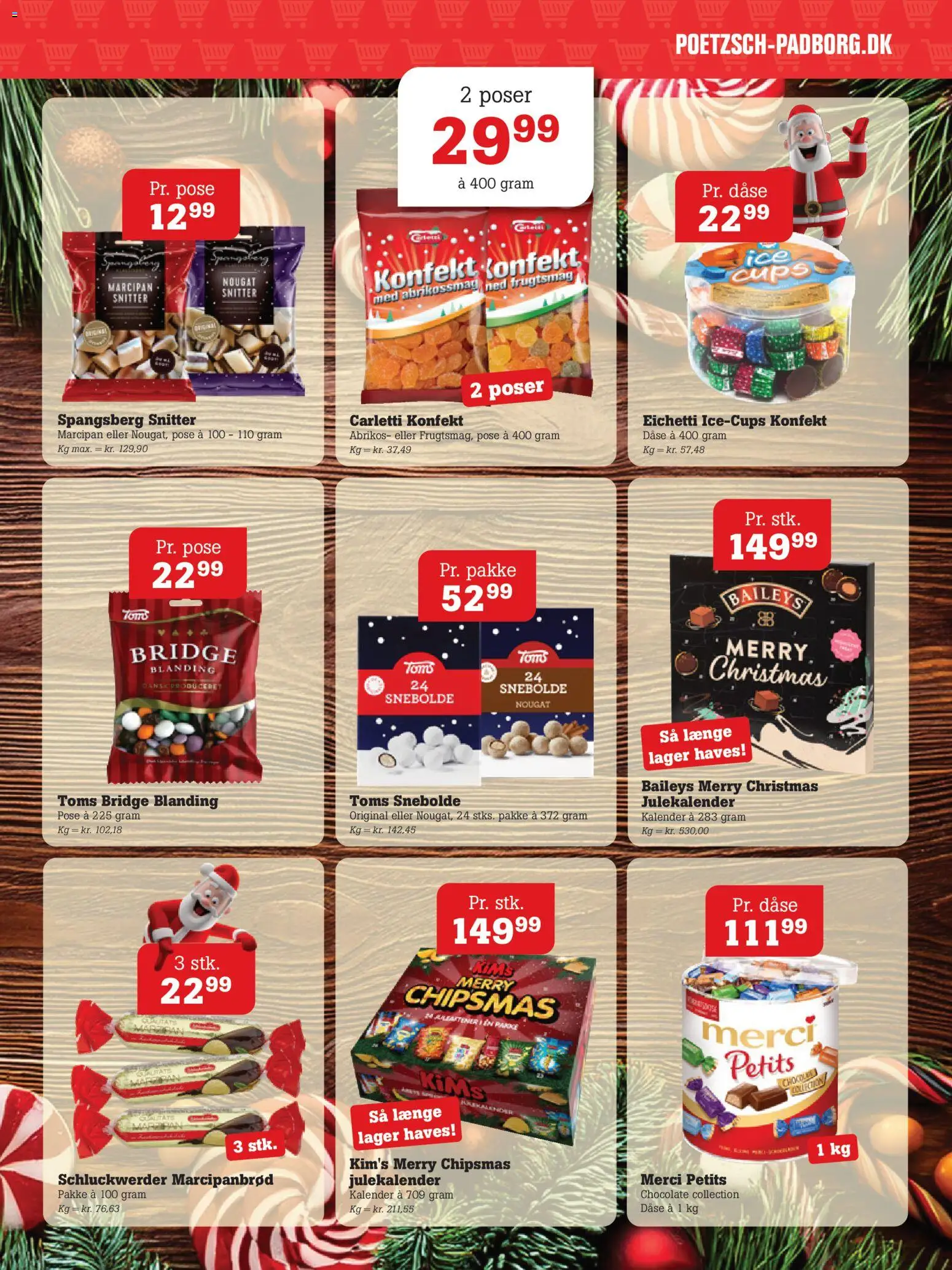 Poetzsch Padborg tilbudsavis – gyldig fra 30.10.2025 | Side: 9 | Produkter: Amendoins, Marcipan, Marcipanbrød, Nougat