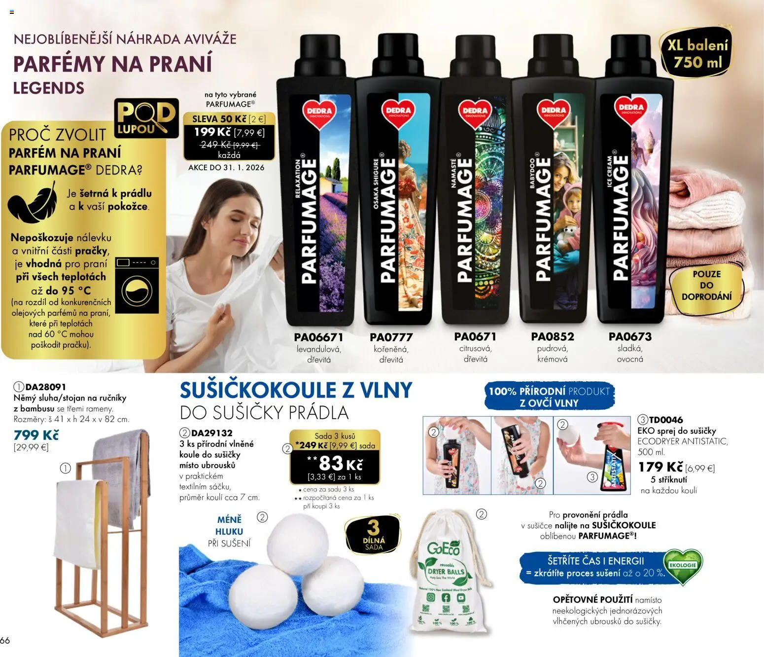 Nové Dedra akcie – leták je platný od 01.01.2026 | Strana: 66 | Produkty: Parfém