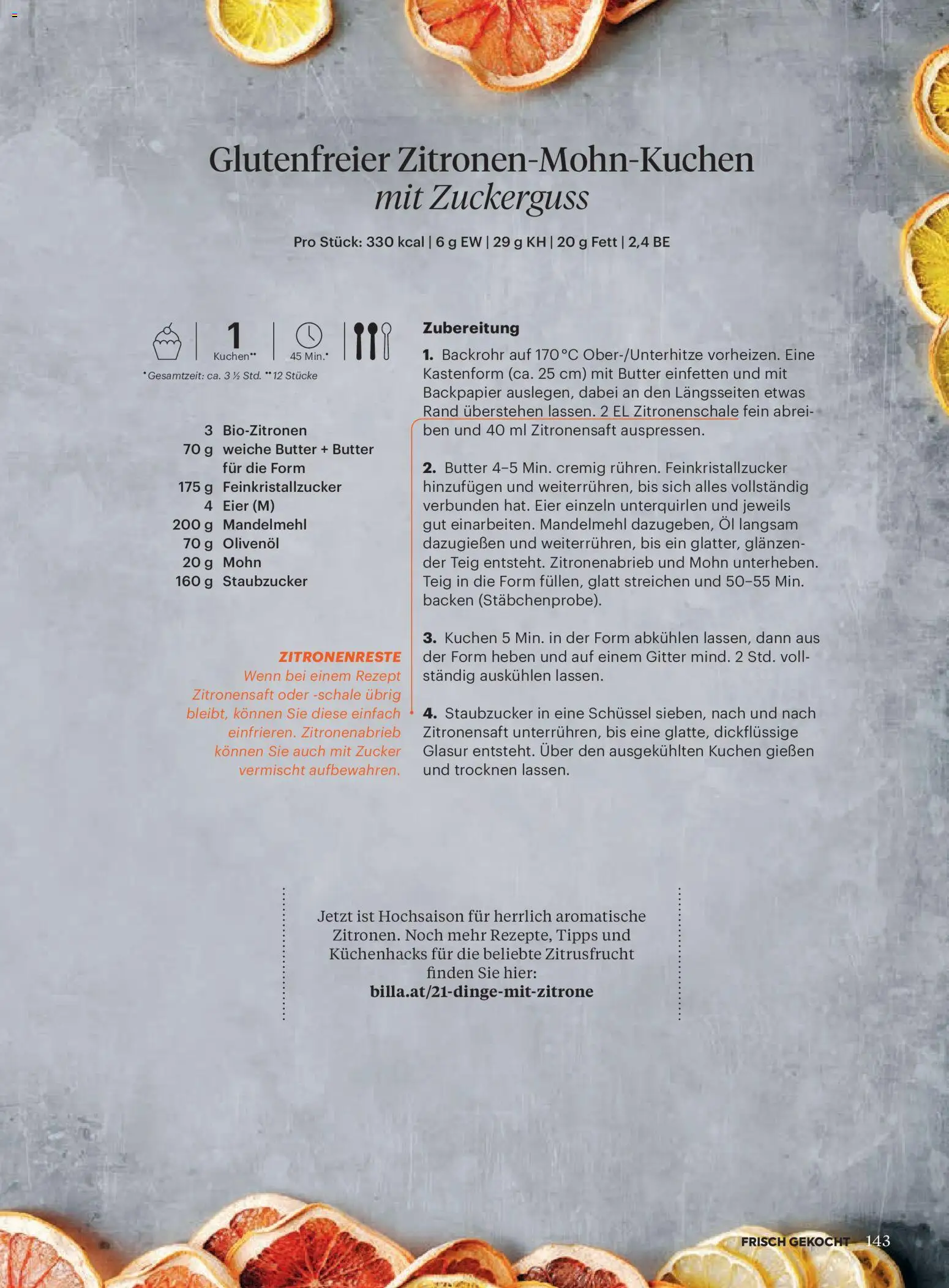 Billa  Frisch Gekocht gültig ab 01.01.2026 | Seite: 139 | Produkte: Zucker, Butter, Eier, Öl