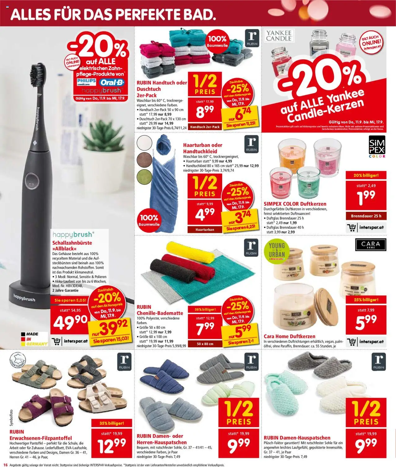 Interspar Flugblatt - Osttirol gültig ab 11.09.2025 | Seite: 16