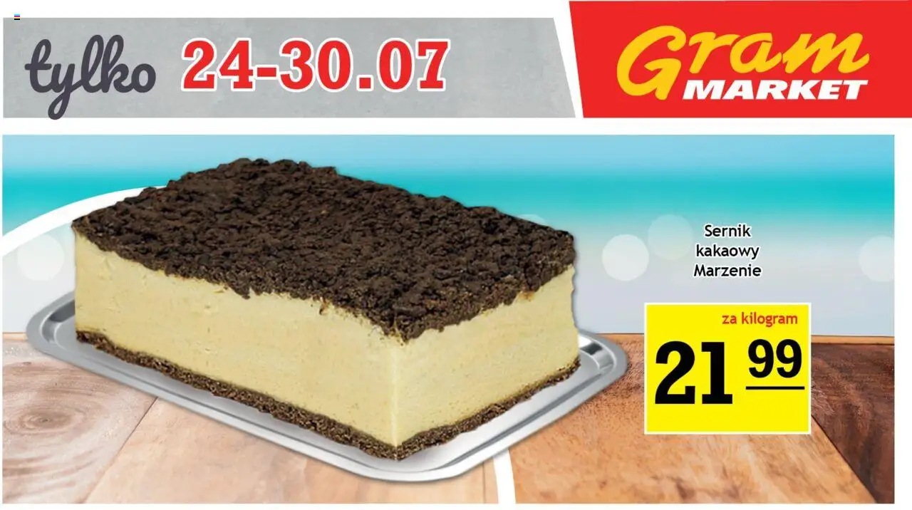 Gram Market Gazetka - Billboard od 24.07.2025 | Strona: 1