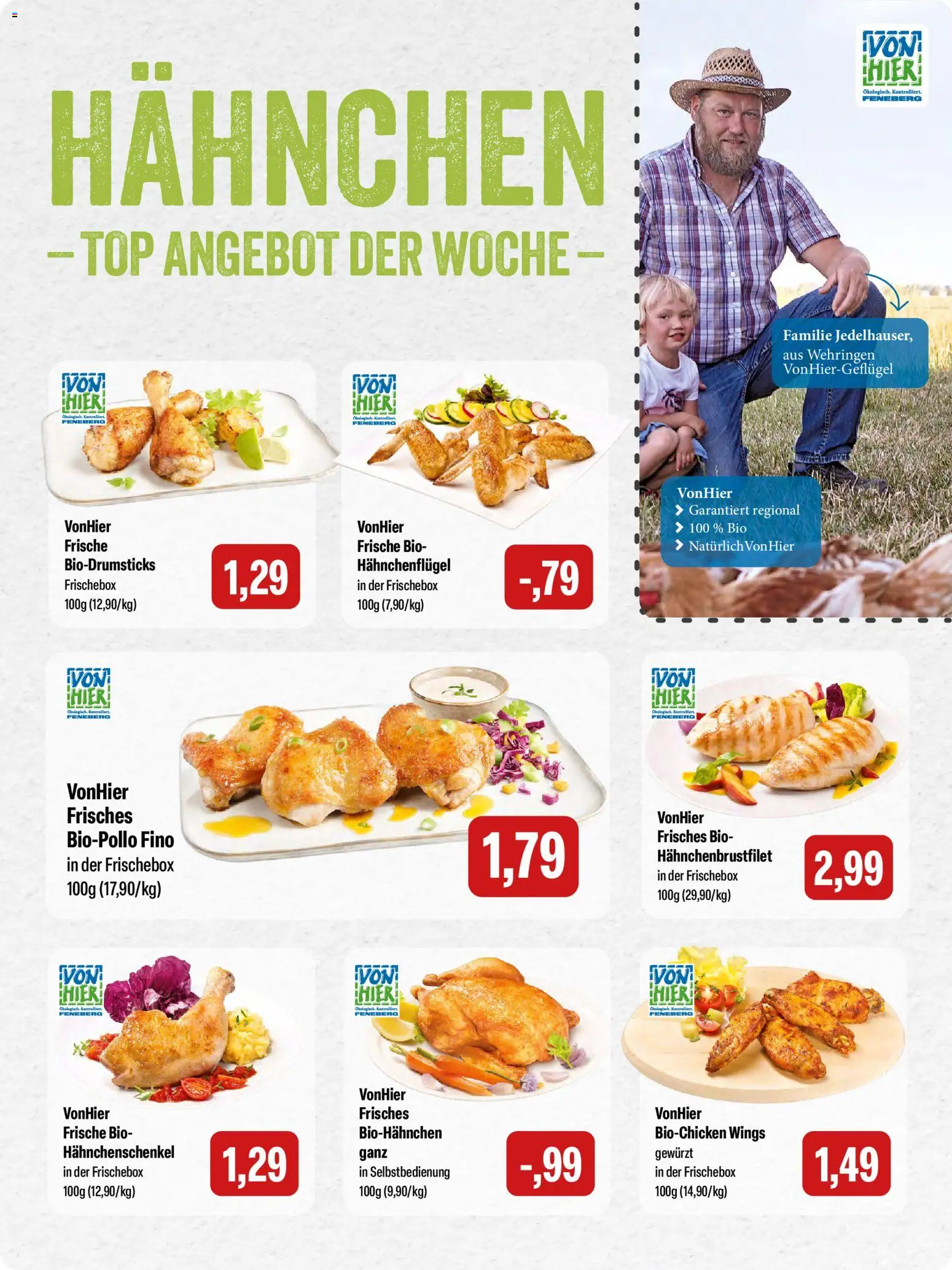 Feneberg Angebote – gültig ab 16.04.2026 | Seite: 4 | Produkte: Top, Hahnchen, Hahnchenschenkel