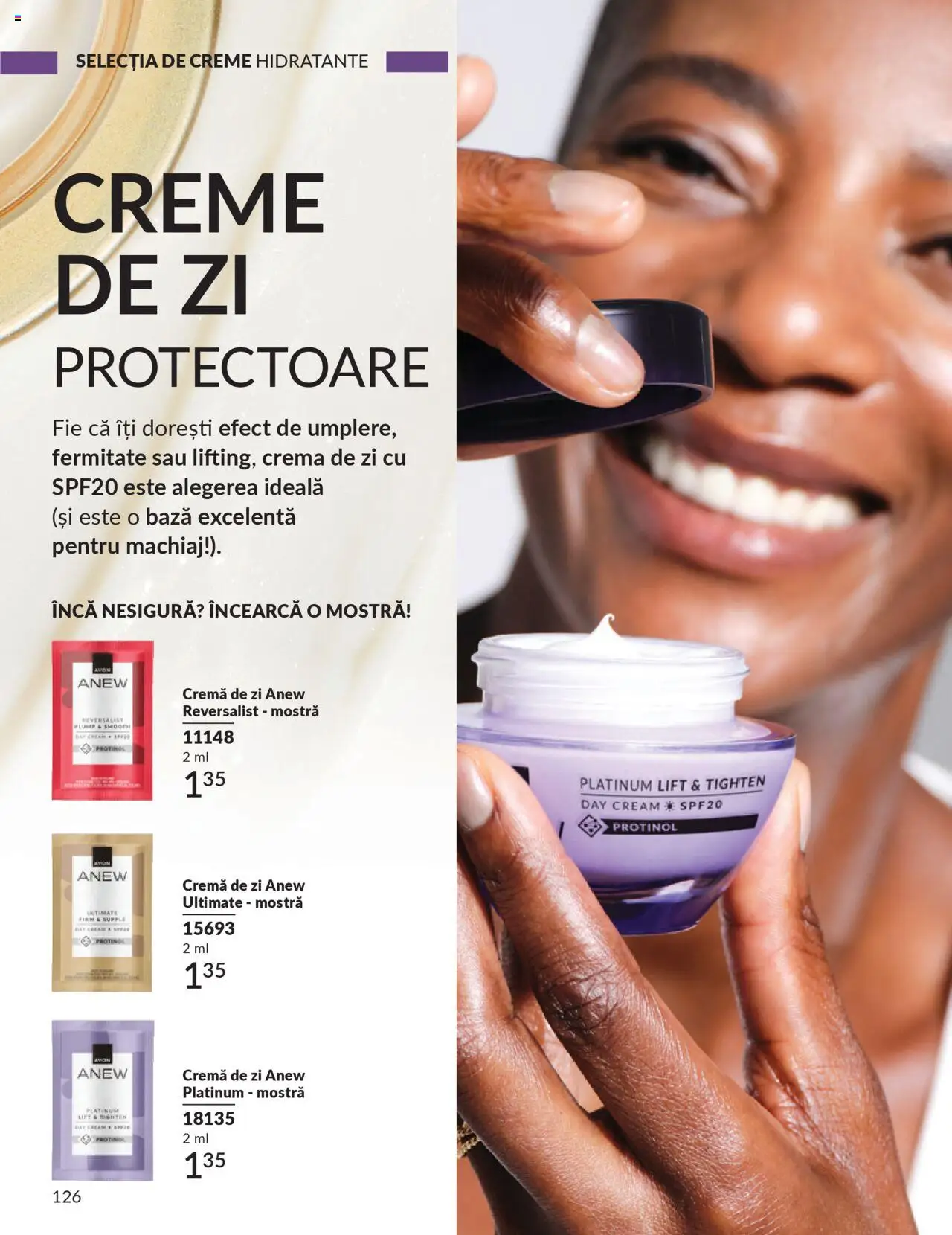 Noul catalog Avon – valabil de la 01.10.2025 | Pagină: 128 | Produse: Cremă de zi, Cremă