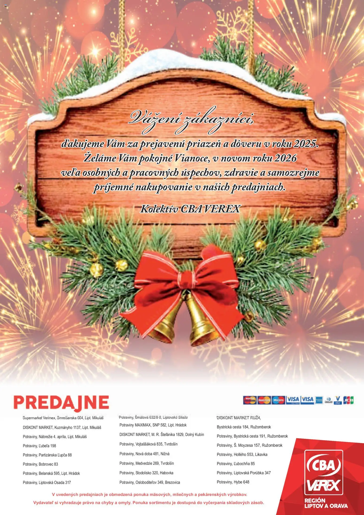 Nové CBA Verex akcie – leták je platný od 15.12.2025 | Strana: 12