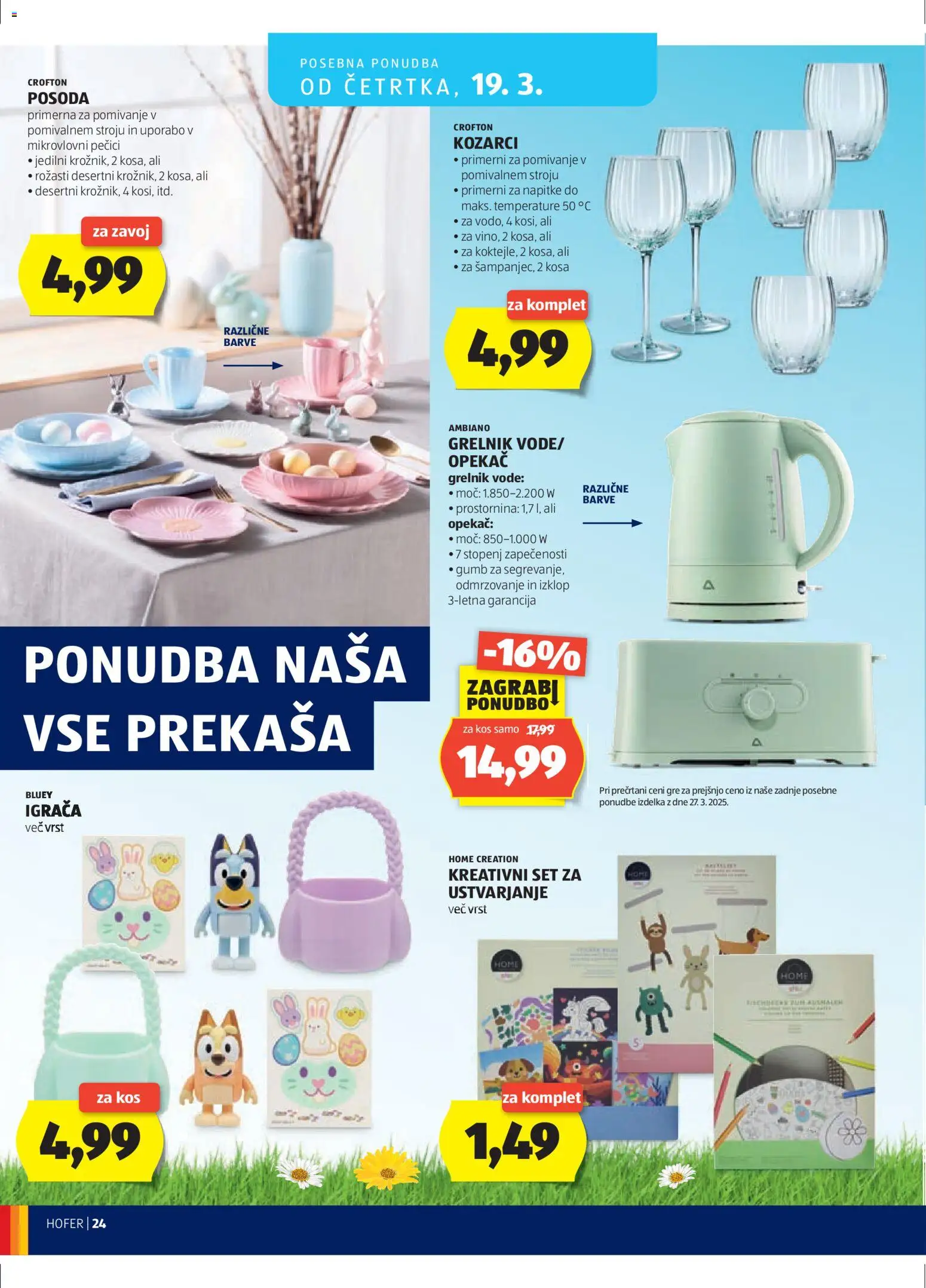 Hofer SI katalog | vrijedi od 11.03.2026 | Stranica: 24