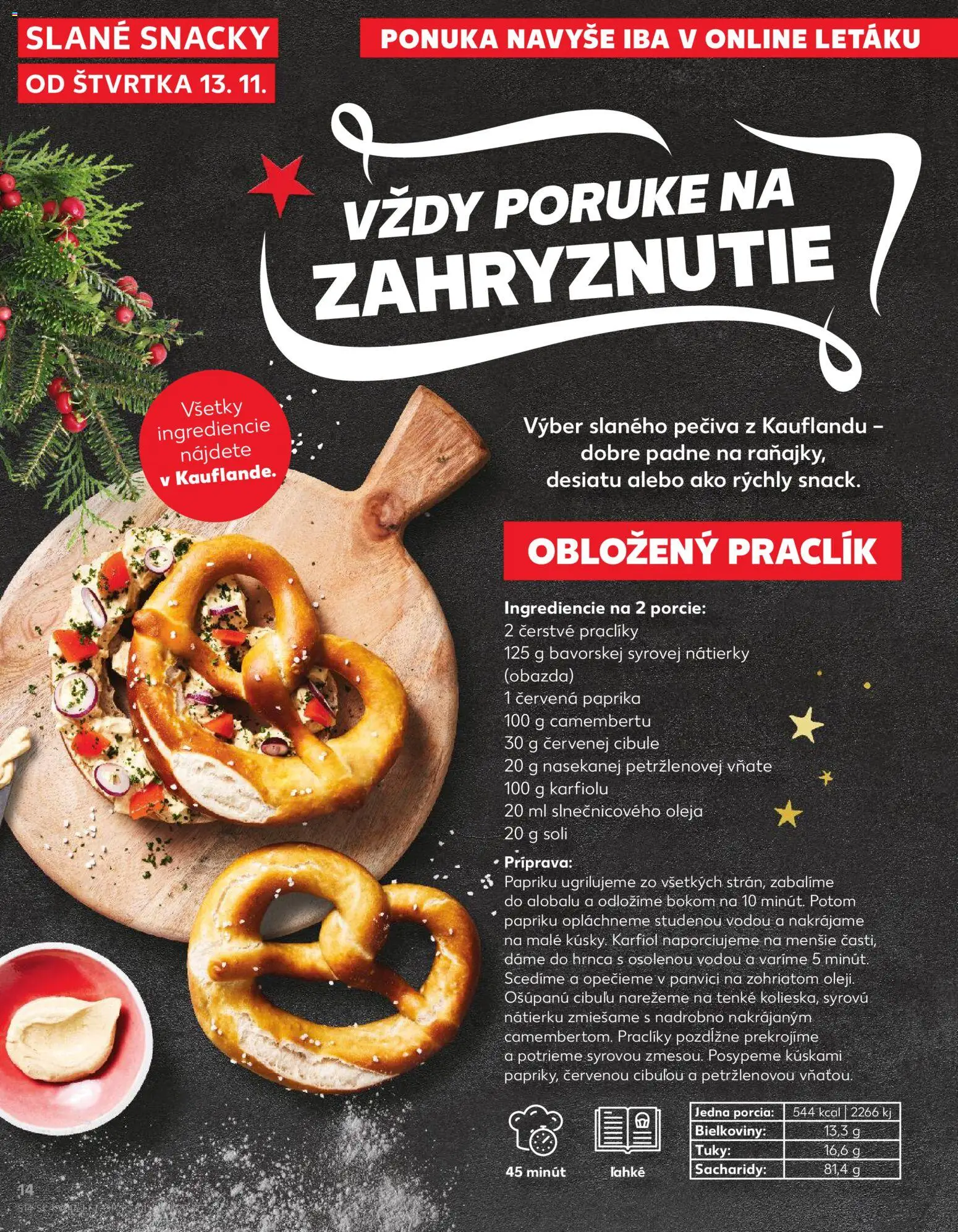 Nové Kaufland akcie – leták je platný od 13.11.2025 | Strana: 14 | Produkty: Paprika, Karfiol, Červená paprika