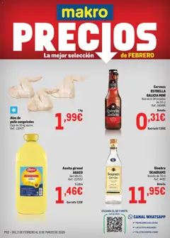 Vista previa Makro - Precios Sur válido desde el 02.02.2026