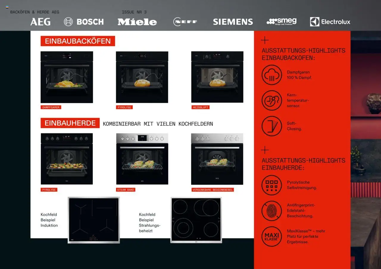 Höffner Alno – gültig ab 22.09.2025 | Seite: 122 | Produkte: Miele, Bosch, Kochfeld, Backofen