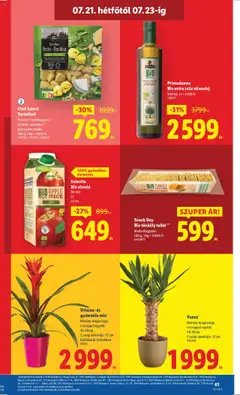 Lidl akciós ujság - amely érvényes a következő dátumtól: 17.07.2025 | Oldal: 61