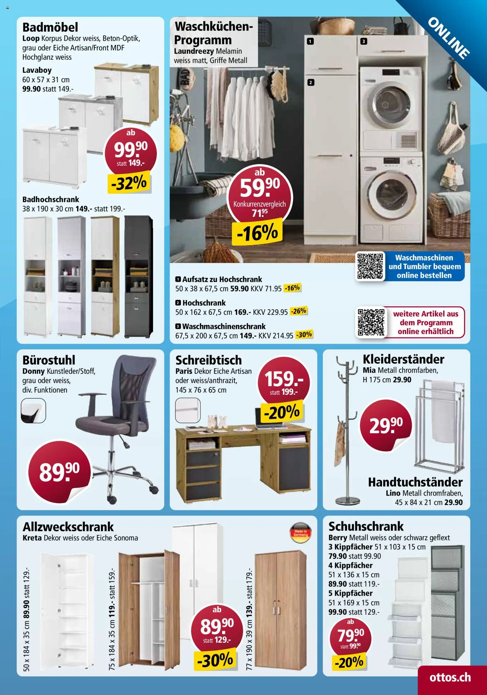 Otto's Aktionen Online – gültig ab 22.11.2025 | Seite: 25 | Produkte: Kleiderständer, Schuhschrank, Hochschrank