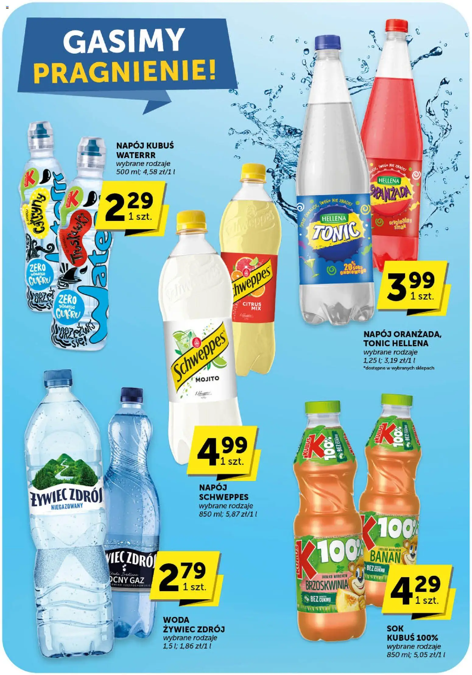 Groszek Gazetka od 19.02.2026 | Strona: 22 | Produkty: Brzoskwinia, Woda żywiec, Banan, Woda