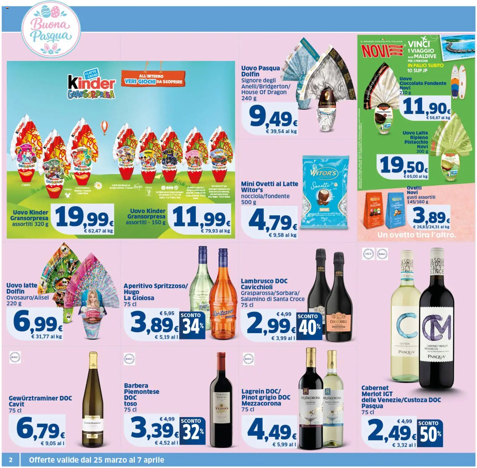 Volantino SIGMA del 25.03.2026 | Pagina: 2 | Prodotti: Cioccolato, Latte, Cacao, Aperitivo